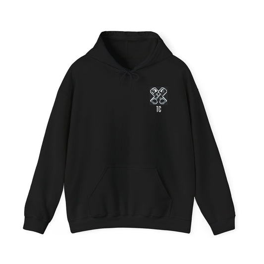 Powered by Prayer Tech hoodie